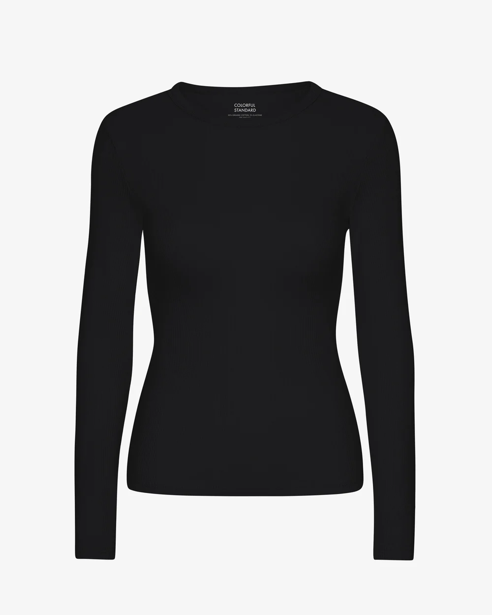 Colorful Standard Langarmshirt Organic Rib Deep Black Colorful Standard Langarmshirt Organic Rib Deep Black