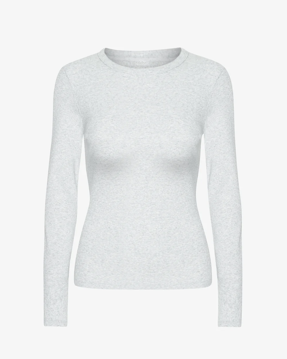 Colorful Standard Langarmshirt Organic Rib Snow Melange Colorful Standard Langarmshirt Organic Rib Snow Melange