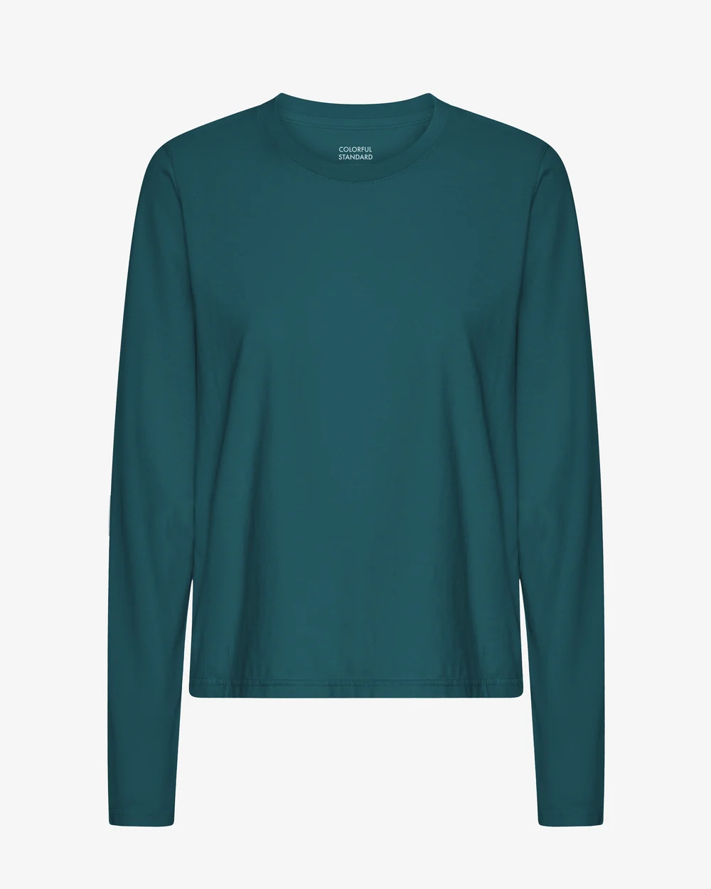 Colourful Standard Organic Langarmshirt Ocean Green