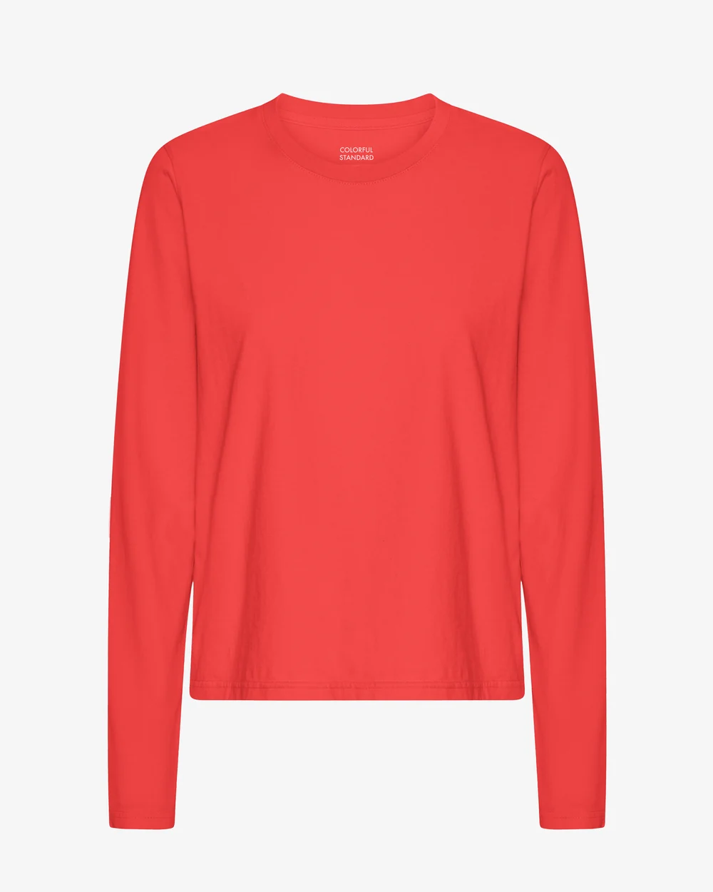Colourful Standard Organic Langarmshirt Red Tangerine Colourful Standard Organic Langarmshirt Red Tangerine