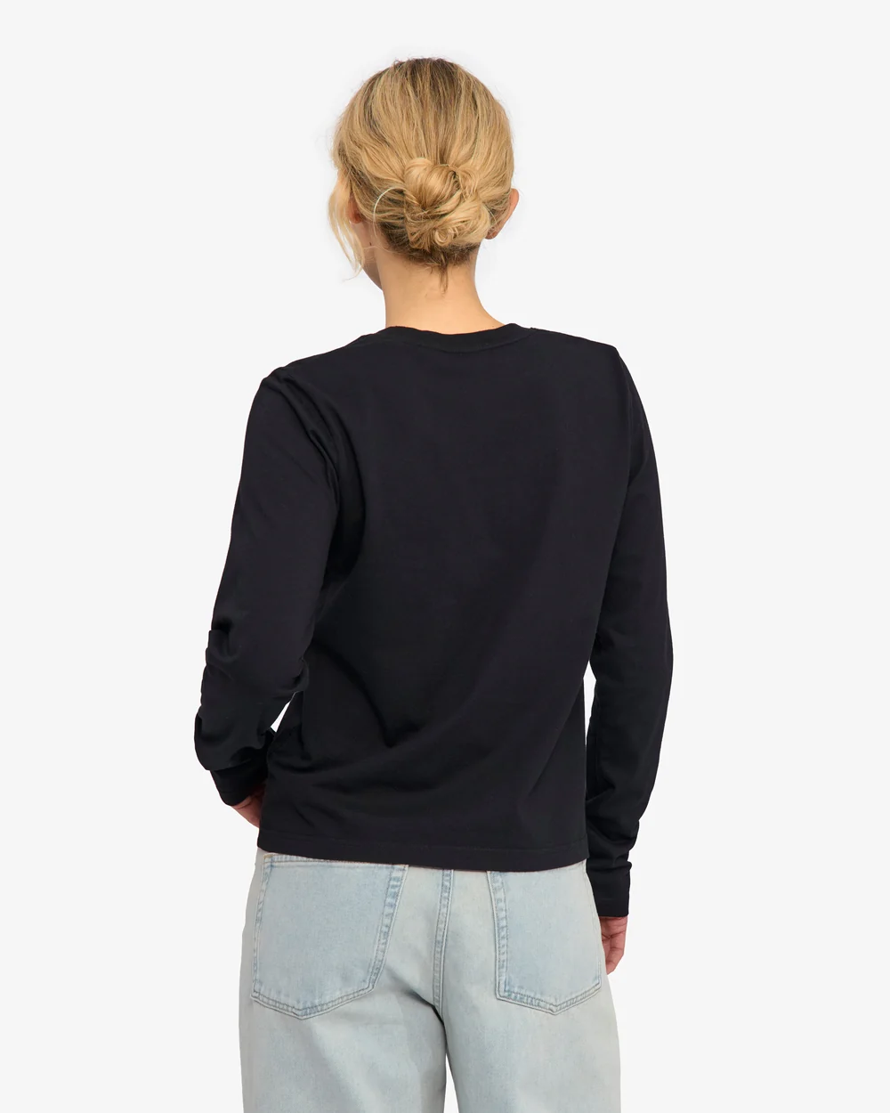 Colourful Standard Organic Langarmshirt Deep Black