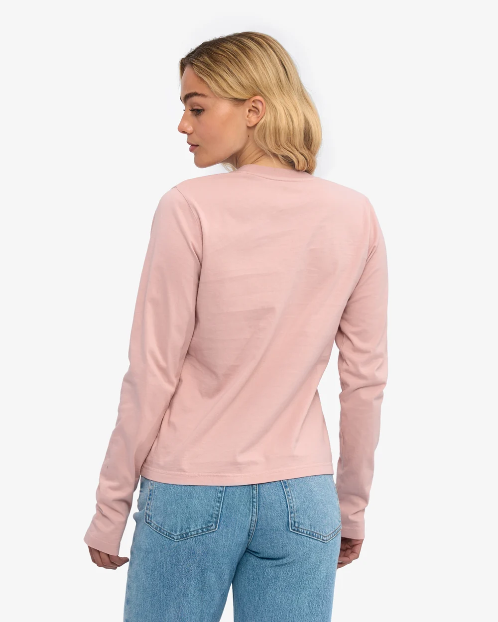 Colourful Standard Organic Langarmshirt Faded Pink