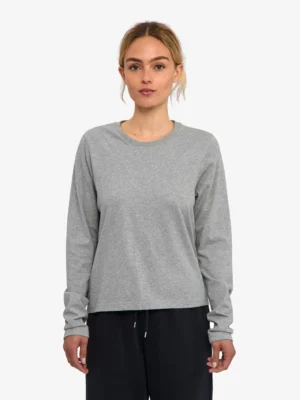 Colourful Standard Organic Langarmshirt Heather Grey