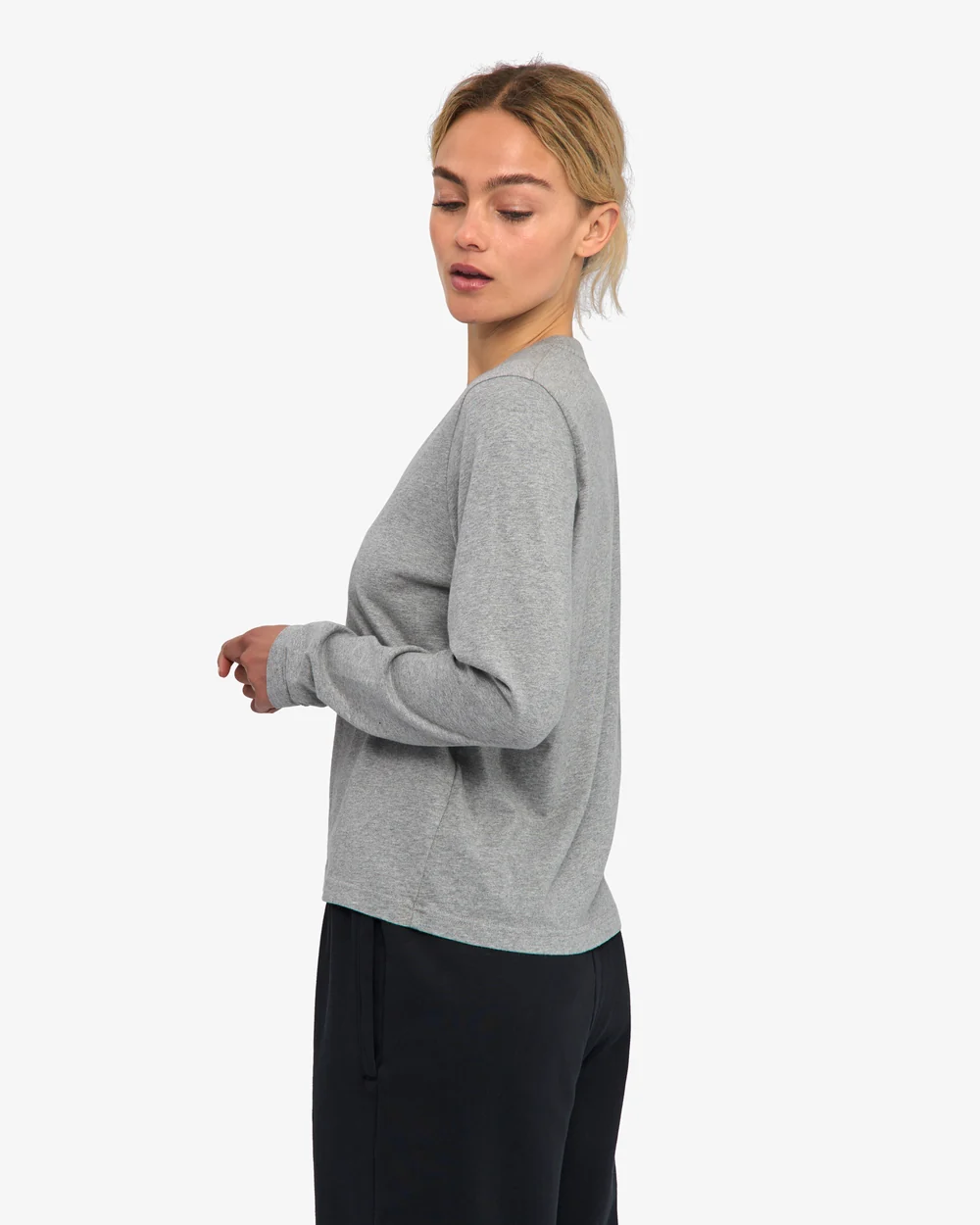 Colourful Standard Organic Langarmshirt Heather Grey Colourful Standard Organic Langarmshirt Heather Grey