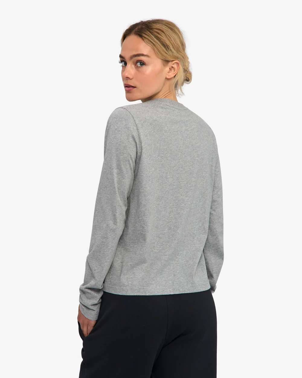 Colourful Standard Organic Langarmshirt Heather Grey