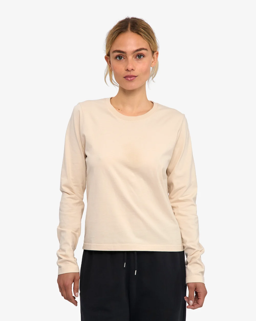 Colourful Standard Organic Langarmshirt Ivory White