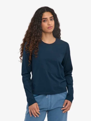 Colourful Standard Organic Langarmshirt Navy Blue
