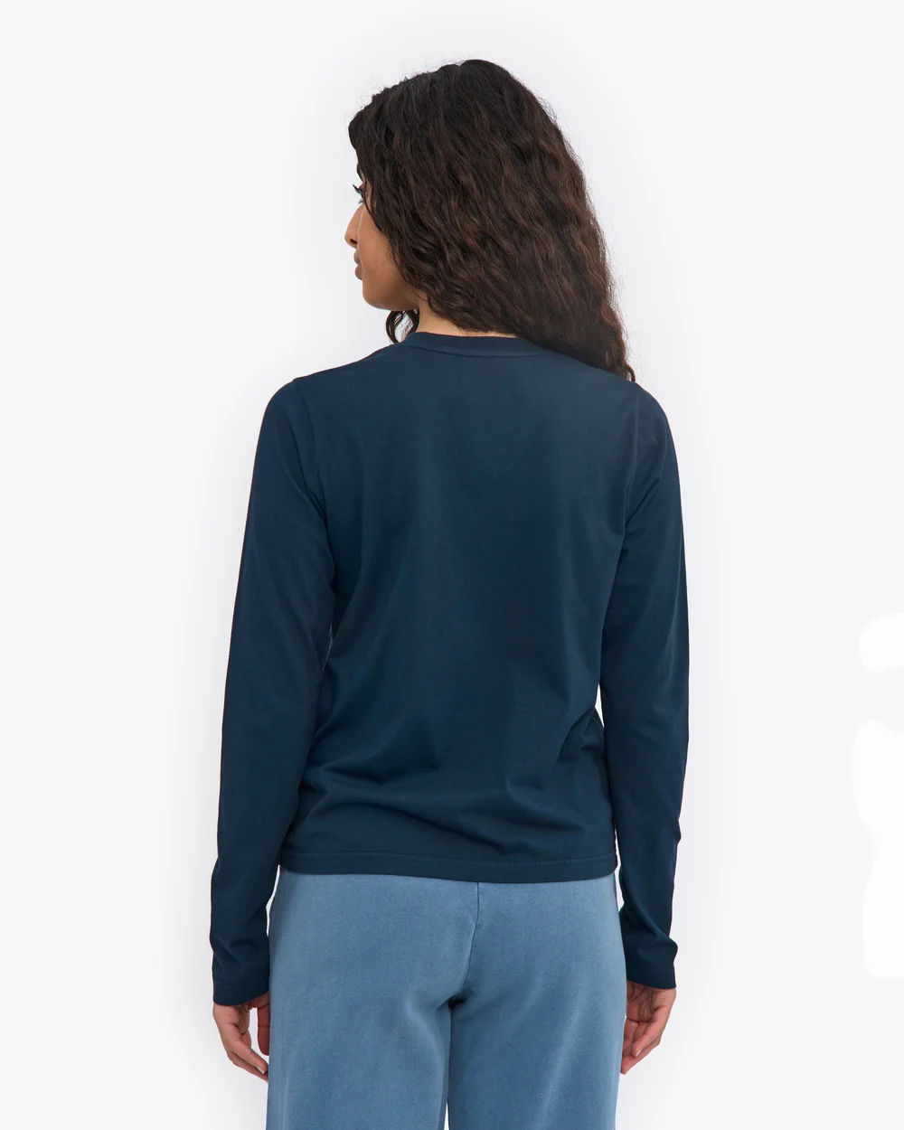 Colourful Standard Organic Langarmshirt Navy Blue