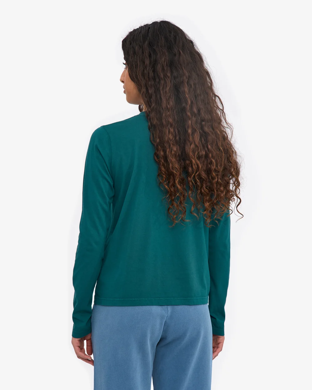 Colourful Standard Organic Langarmshirt Ocean Green Colourful Standard Organic Langarmshirt Ocean Green