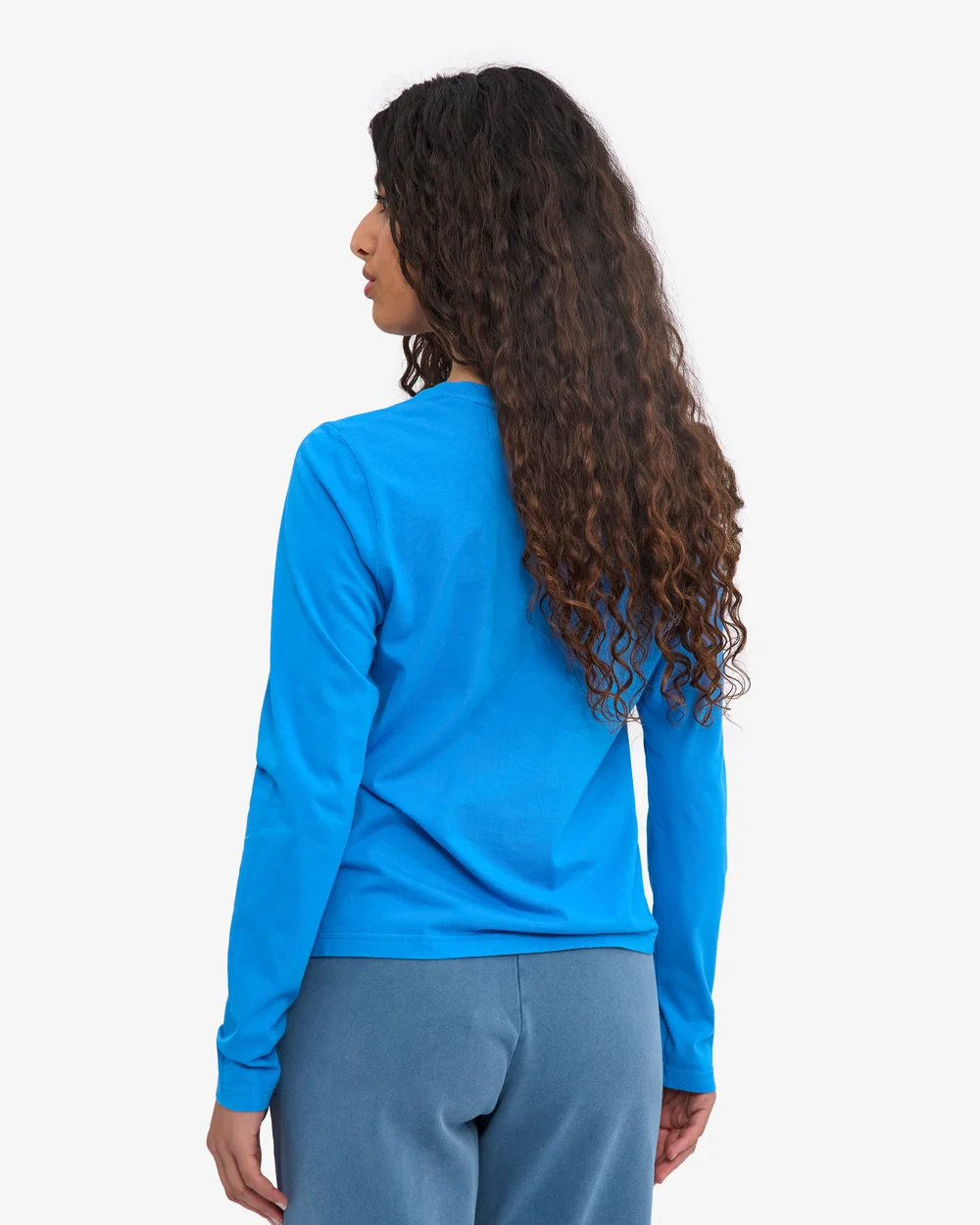 Colourful Standard Organic Langarmshirt Pacific Blue Colourful Standard Organic Langarmshirt Pacific Blue
