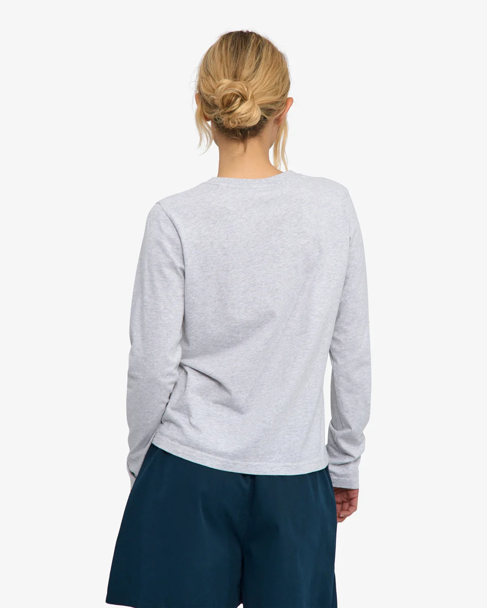 Colourful Standard Organic Langarmshirt Snow Melange Colourful Standard Organic Langarmshirt Snow Melange