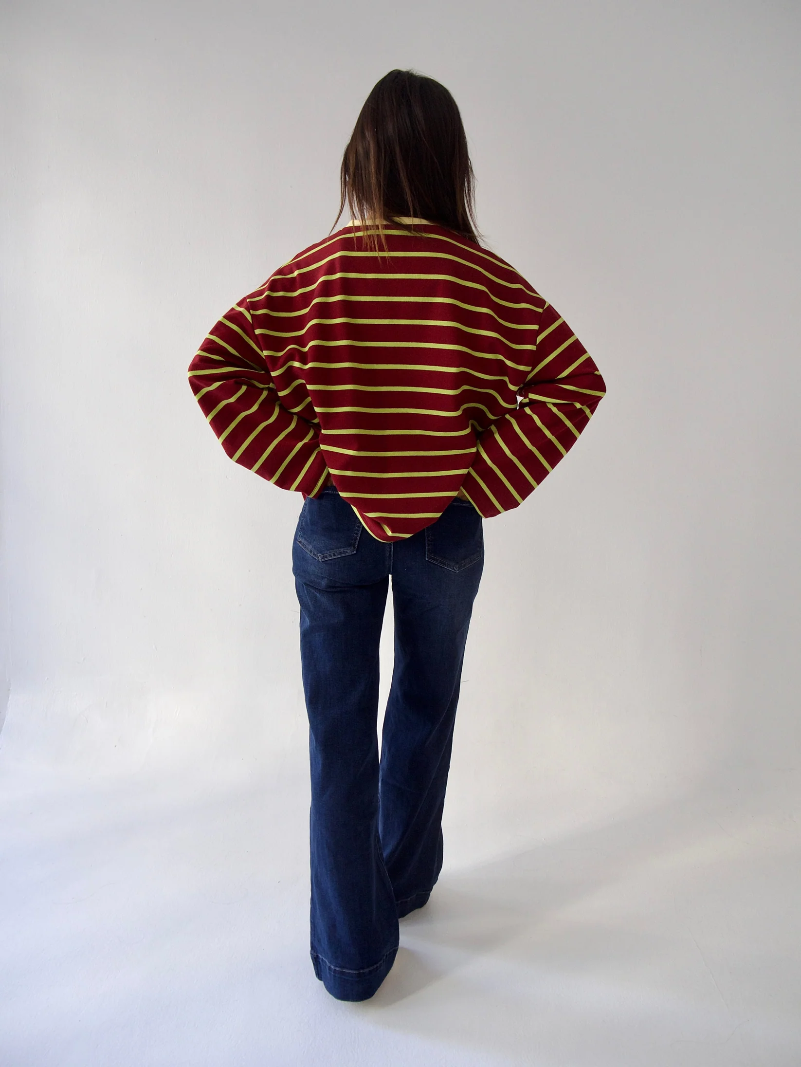 Mindtraveler Langarmshirt Miriam Weinrot Grün
