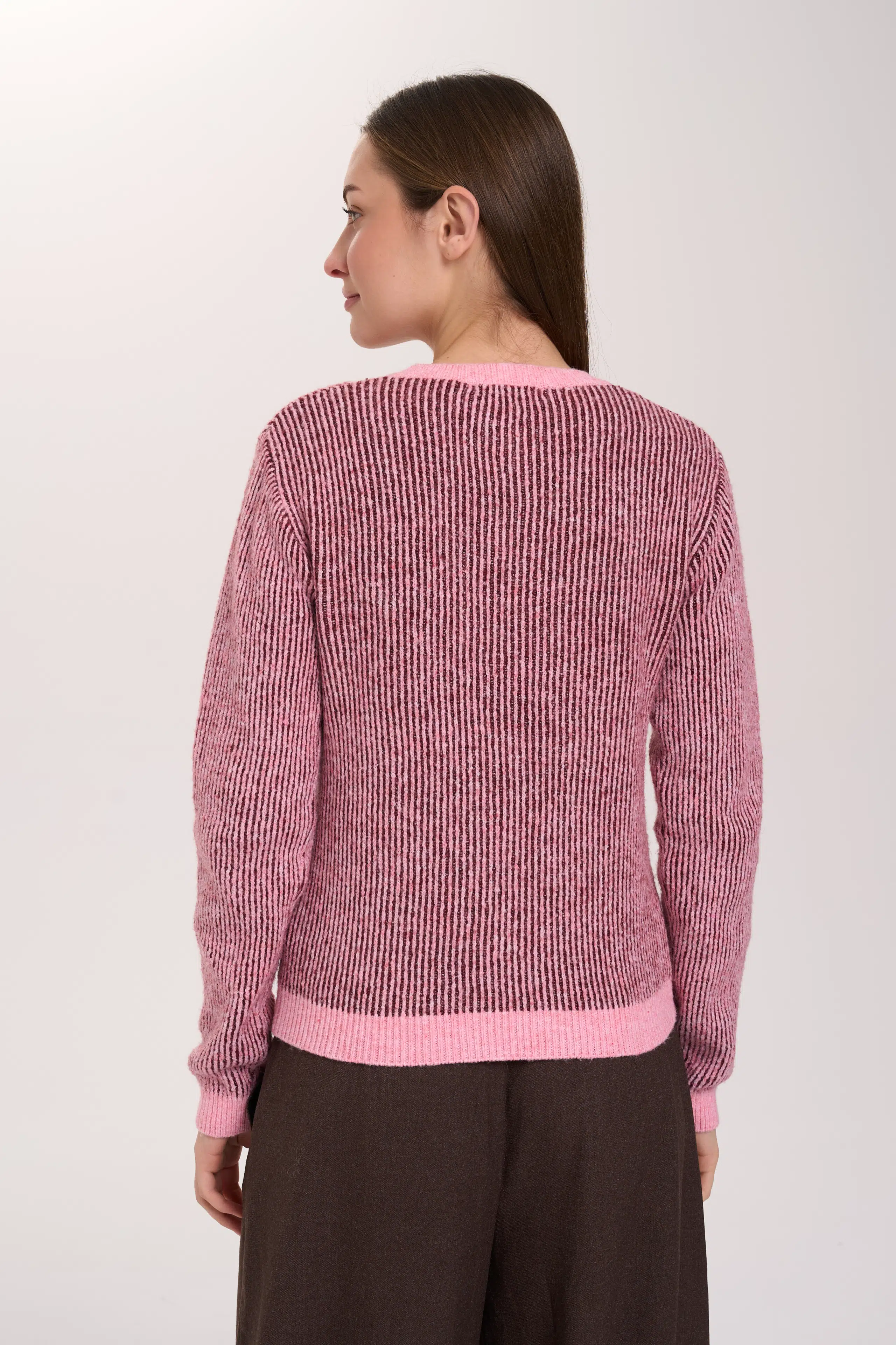 24 Colours Stickjacke rosa weinrot 24 Colours Stickjacke rosa weinrot
