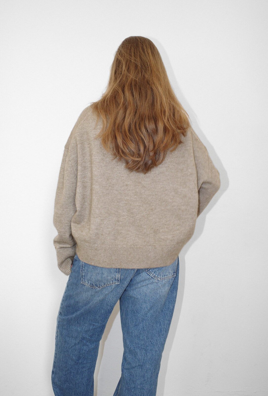 Boii Studios Strickpullover Olol Beige Melange