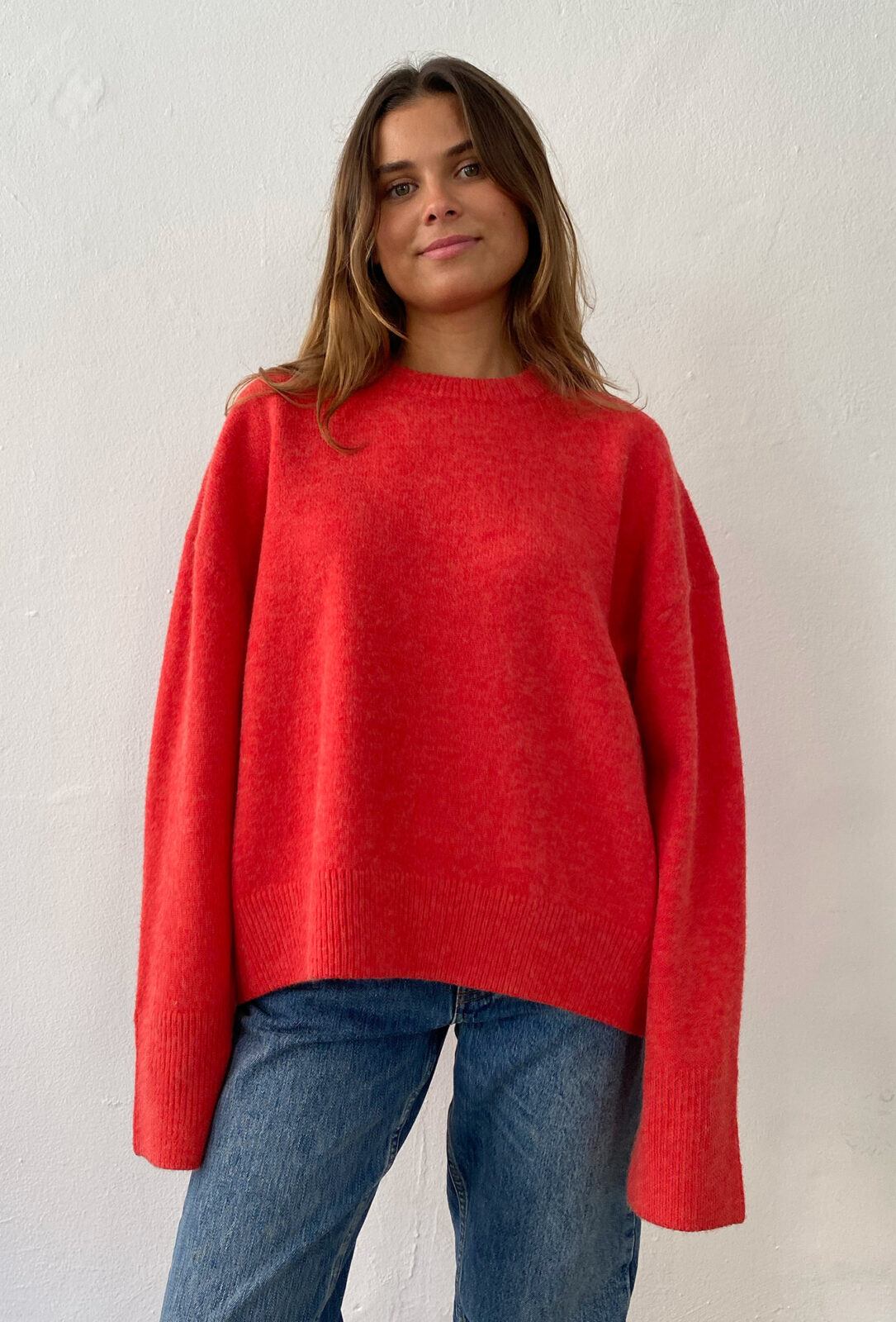 Boii Studios Strickpullover Olol Red