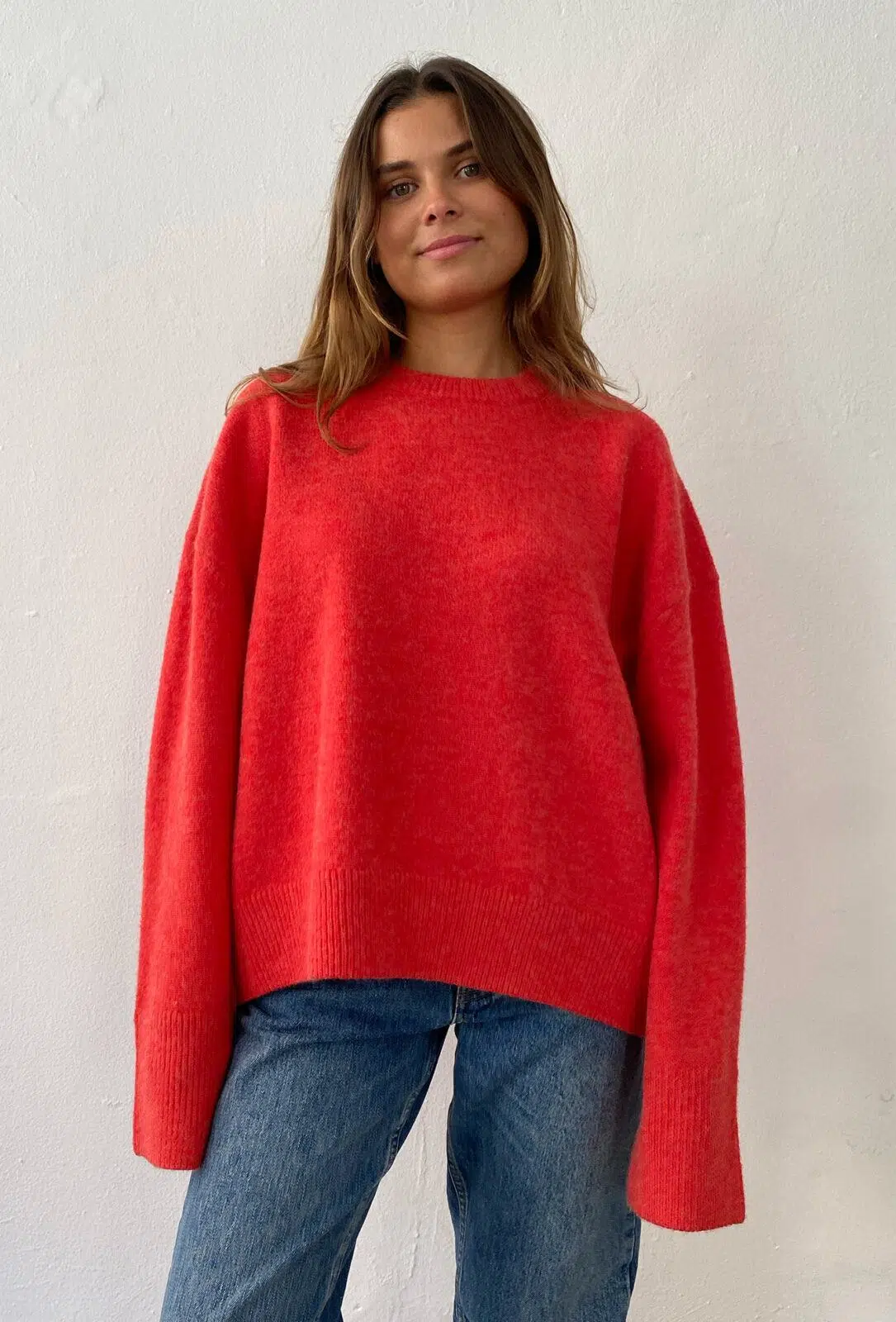 Boii Studios Strickpullover Olol Red