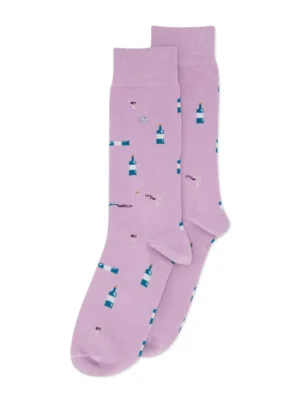 Alfredo Gonzales Socken Wein Lila