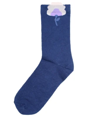 Danefae København Socken Fluffer Dunkelblau