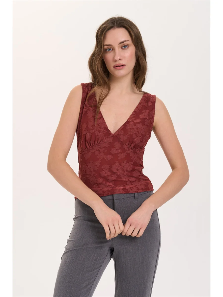 24 Colours Top Rust mit Muster