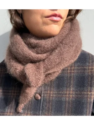 Calie Paris Dreiecksschal Chocolate