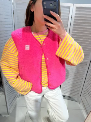 Victoria & Isaac Teddyweste Pink