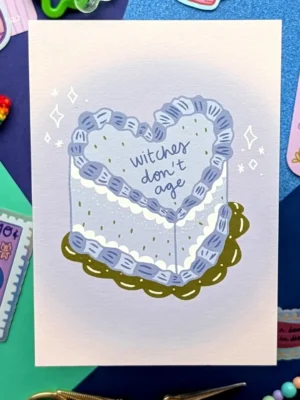 Studio Kumimi Postkarte "Witches don't age"