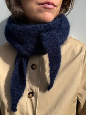 Calie Paris Dreiecksschal Navy Blue