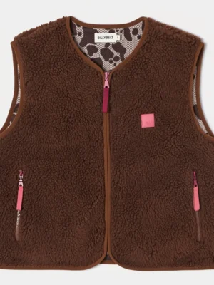 BILLYBELT Teddyweste Braun