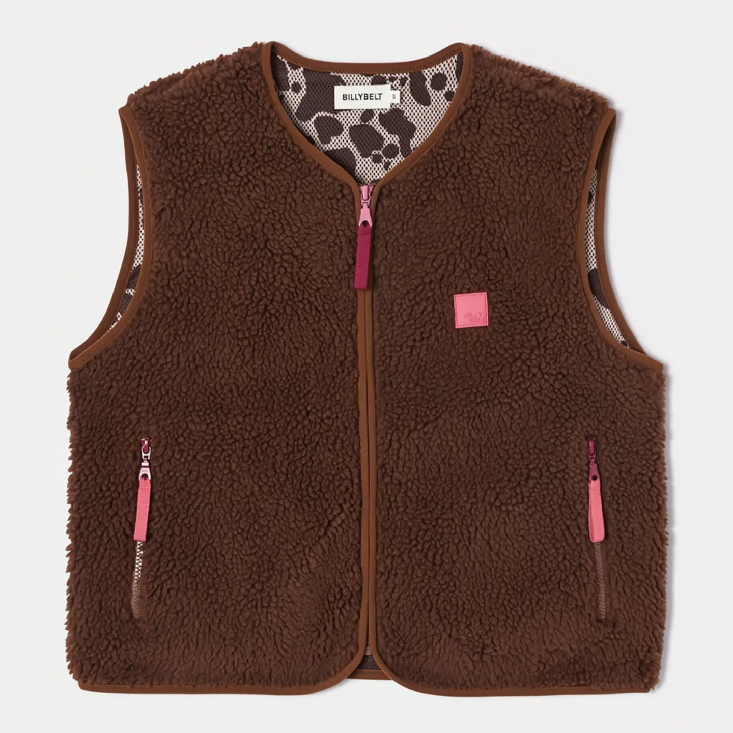 BILLYBELT Teddyweste Braun