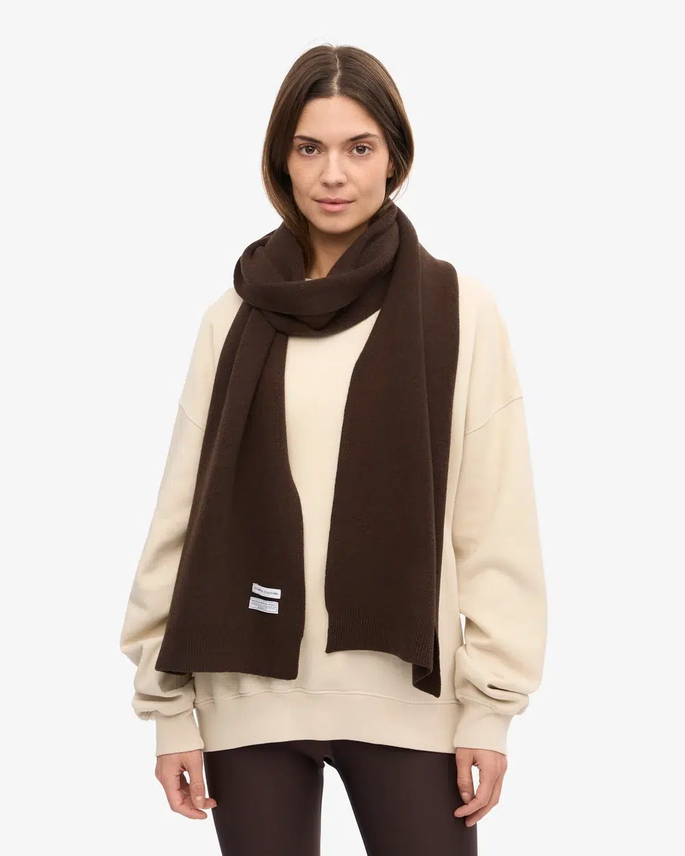 Colorful Standard Schal Merino Coffee Brown