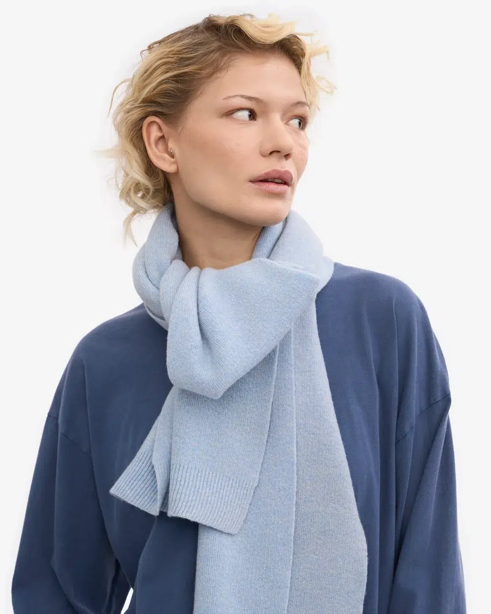 Colorful Standard Schal Merino Polar Blue