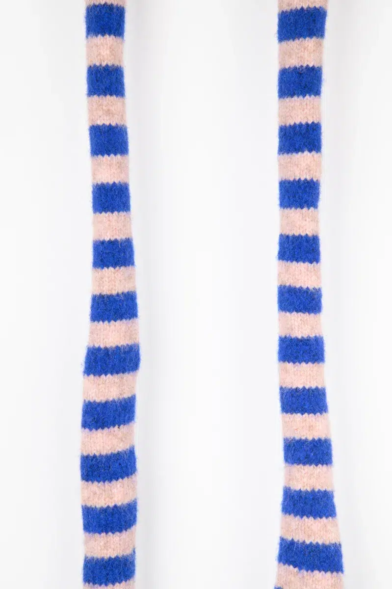 24 Colours Tiny Scarf gestreift rosa blau